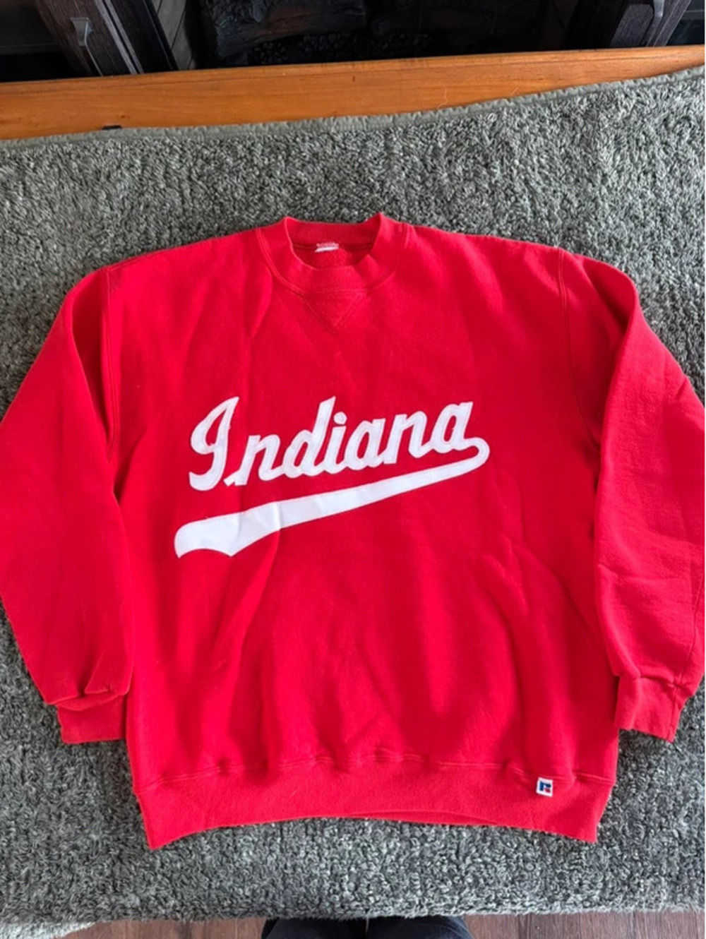 Russell Athletic Red Indiana Crewneck Sweatshirt M